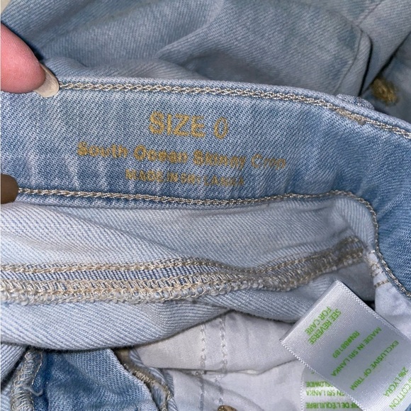 Lilly Pulitzer South Ocean Skinny Crop Jeans Size 0 - Picture 3 of 12